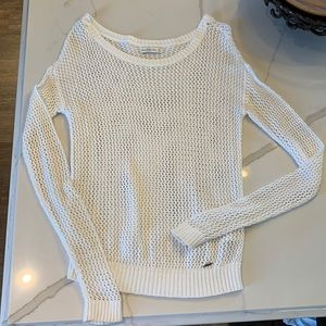 COPY - Womens Abercrombie and Fitch cable knit off shoulder sweater